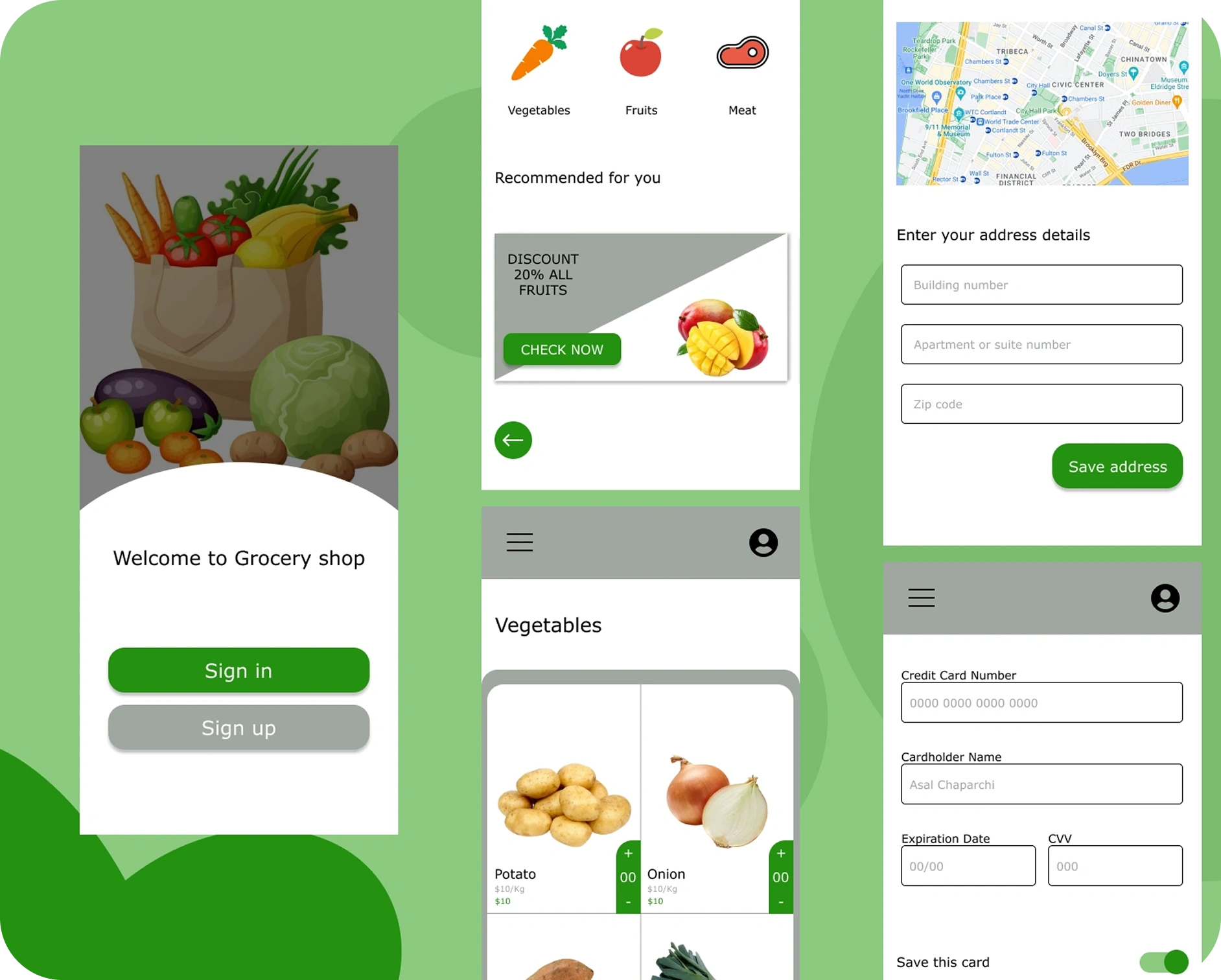 Grocery Shop Web App